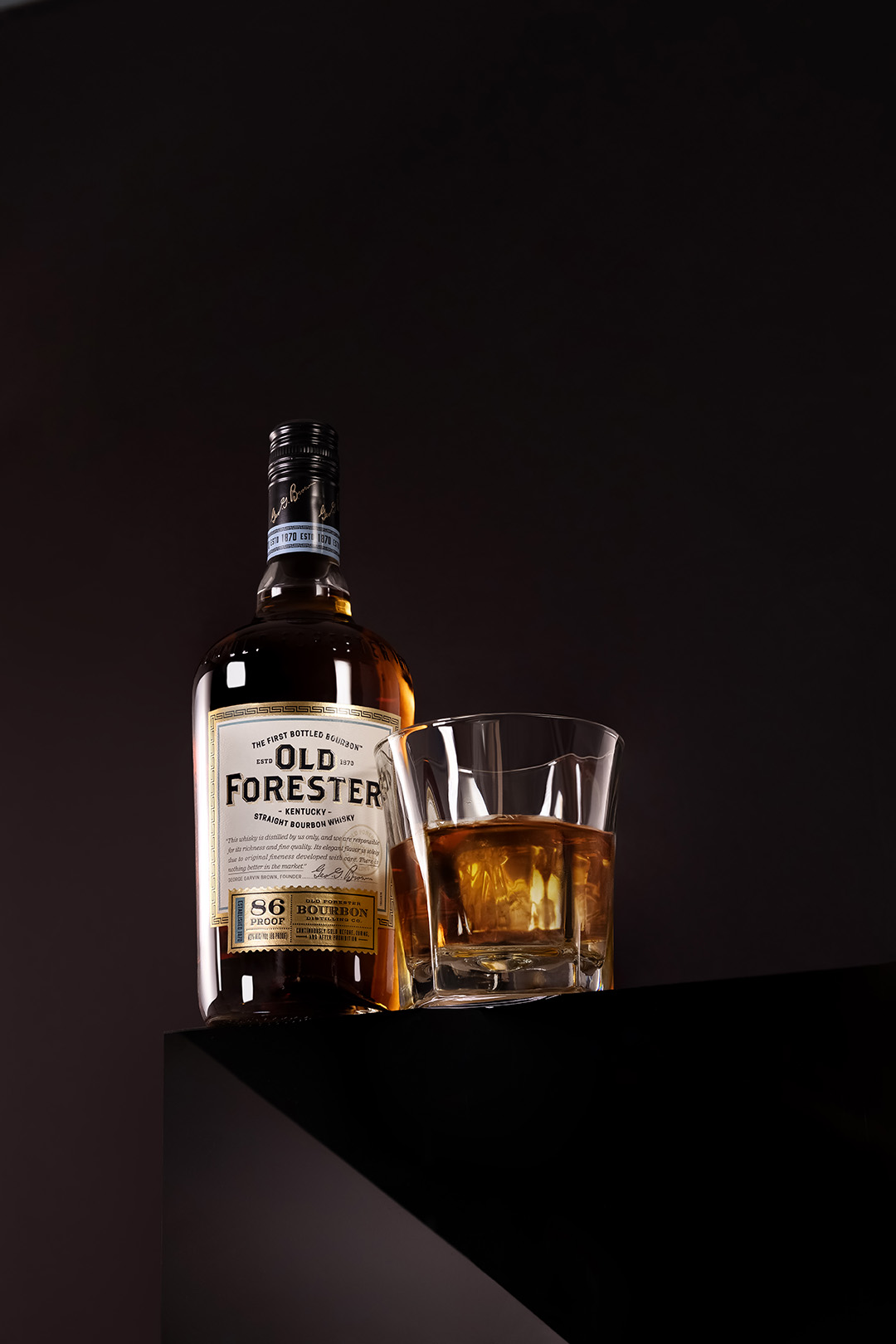 Old Forester Whisky creative photo session